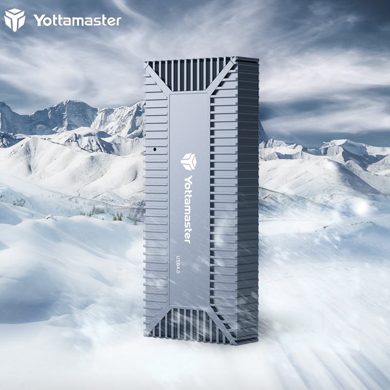 Yottamaster SO3-C4 USB 4.0 M.2 NVMe Ŭ, CŸ Ʈ 3/4 ȣȯ , ִ 2700 MB/s-2280 NVMe SSD, 40Gbps